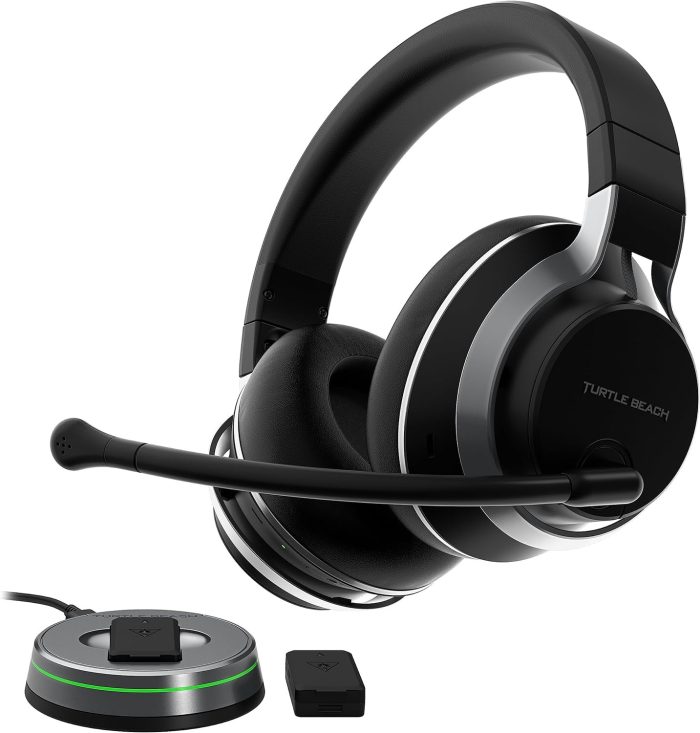 Turtle Beach Stealth Pro TBS-3365-02 Gamingowe Słuchawki Bezprzewodowe, Czarny, 21,69 x 9,5 x 24,31 cm