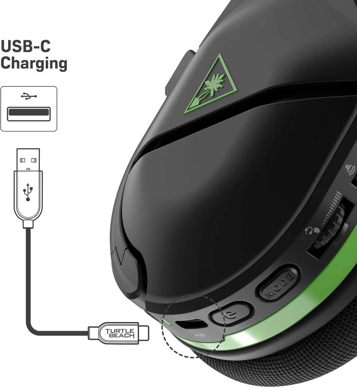 Turtle Beach Stealth Pro TBS-3365-02 Gamingowe Słuchawki Bezprzewodowe, Czarny, 21,69 x 9,5 x 24,31 cm