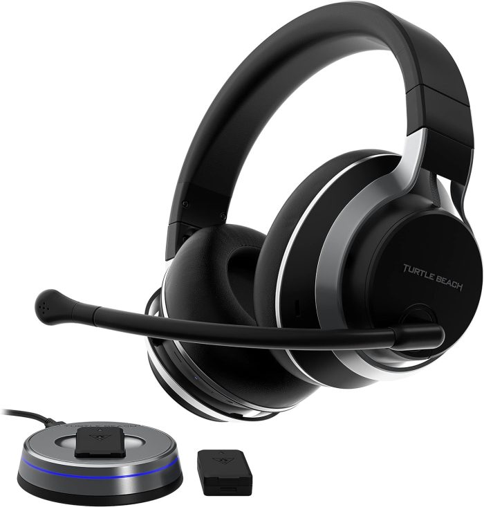 Turtle Beach Stealth Pro TBS-3365-02 Gamingowe Słuchawki Bezprzewodowe, Czarny, 21,69 x 9,5 x 24,31 cm