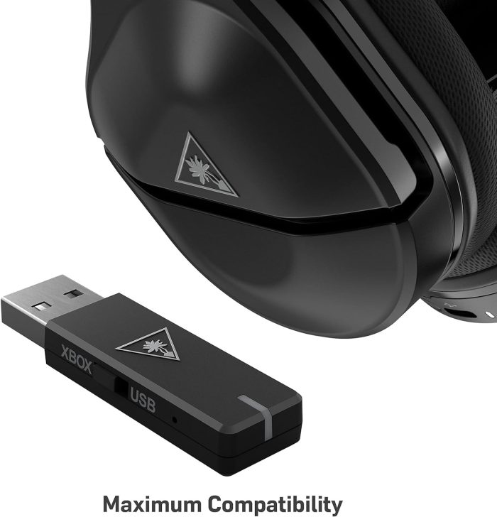 Turtle Beach Stealth Pro TBS-3365-02 Gamingowe Słuchawki Bezprzewodowe, Czarny, 21,69 x 9,5 x 24,31 cm