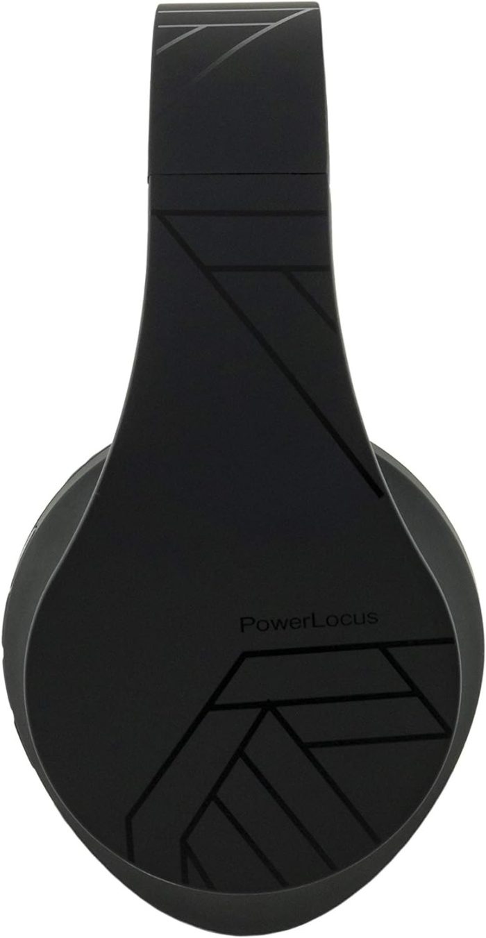 PowerLocus Słuchawki nauszne Bluetooth, bezprzewodowe składane stereo słuchawki i przewodowe zestawy słuchawkowe z wbudowanym