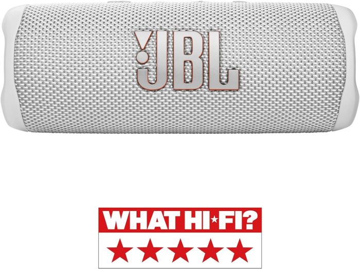 Jbl Flip 6 JBLFLIP6BLKEU Głośnik Bluetooth, Czarny, 17.8 x 7.2 x 6.8 cm