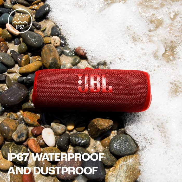 Jbl Flip 6 JBLFLIP6BLKEU Głośnik Bluetooth, Czarny, 17.8 x 7.2 x 6.8 cm