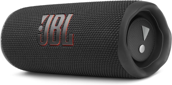 Jbl Flip 6 JBLFLIP6BLKEU Głośnik Bluetooth, Czarny, 17.8 x 7.2 x 6.8 cm