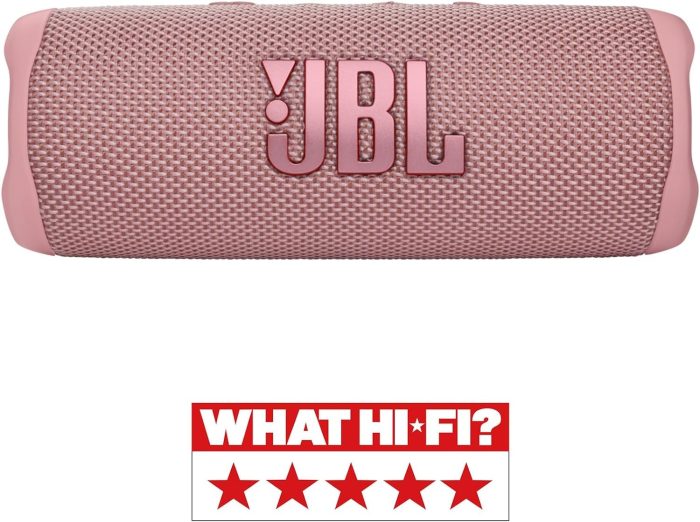 Jbl Flip 6 JBLFLIP6BLKEU Głośnik Bluetooth, Czarny, 17.8 x 7.2 x 6.8 cm