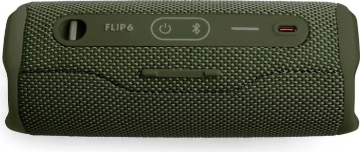 Jbl Flip 6 JBLFLIP6BLKEU Głośnik Bluetooth, Czarny, 17.8 x 7.2 x 6.8 cm