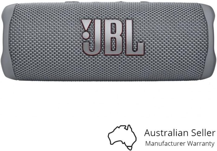 Jbl Flip 6 JBLFLIP6BLKEU Głośnik Bluetooth, Czarny, 17.8 x 7.2 x 6.8 cm