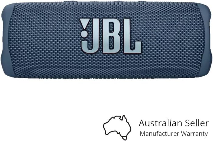 Jbl Flip 6 JBLFLIP6BLKEU Głośnik Bluetooth, Czarny, 17.8 x 7.2 x 6.8 cm
