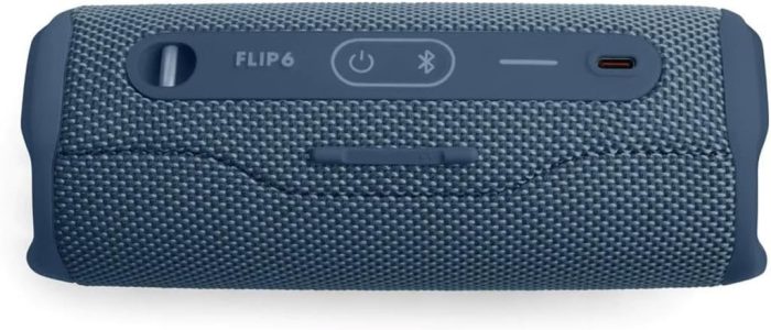 Jbl Flip 6 JBLFLIP6BLKEU Głośnik Bluetooth, Czarny, 17.8 x 7.2 x 6.8 cm