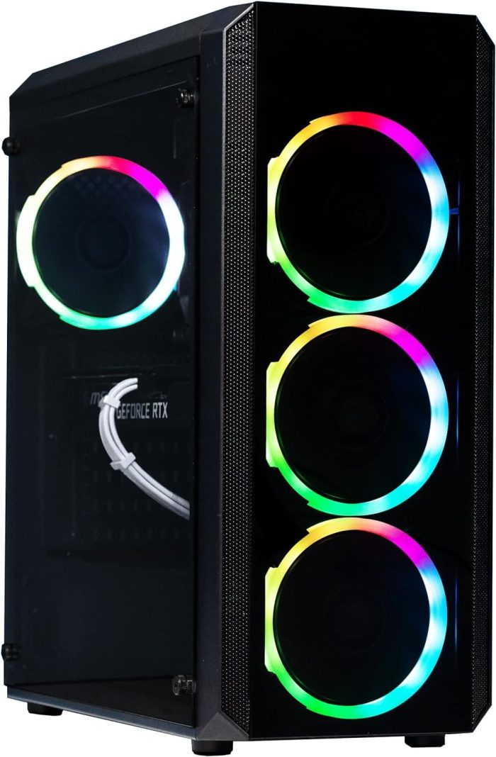 Greed® MK2 Pro komputer gamingowy High End - Intel Core i7 11700F + Nvidia Geforce RTX 4070 12 GB - ultra szybki komputer RGB +