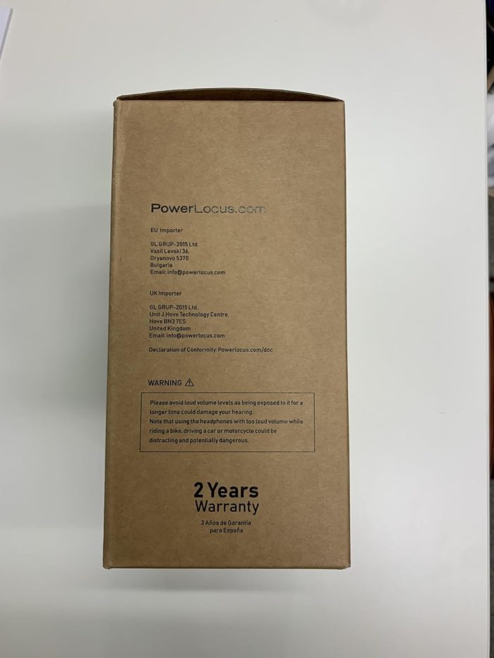 PowerLocus P6 Słuchawki Bezprzewodowe Nauszne, Bluetooth 5.3, super basowy dźwięk stereo Hi-Fi, 40 godzin czasu pracy baterii,