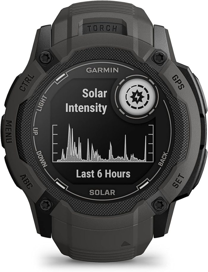 Garmin Instinct 2X Solar Tactica 010-02805-00 Smartwatch, Czarny, XL