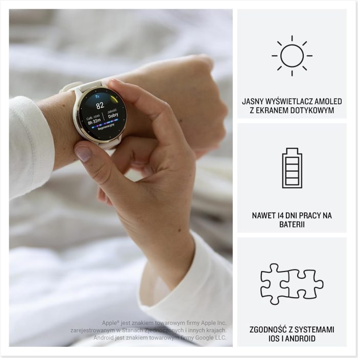 Garmin Uniseks Vivoactive 5 010-02862-13 Smartwatch, Metallic Orchid, 1,2"
