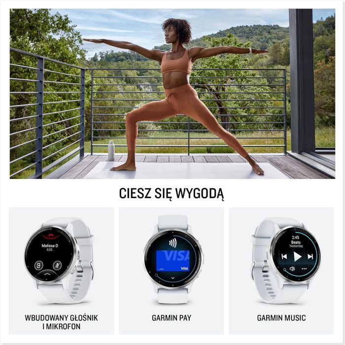 Garmin Uniseks Vivoactive 5 010-02862-13 Smartwatch, Metallic Orchid, 1,2"