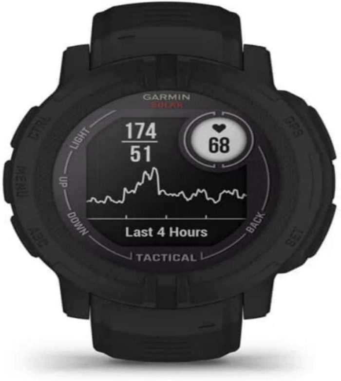 Garmin INSTINCT 2 SOLAR TACTICAL EDITION Czarny, L