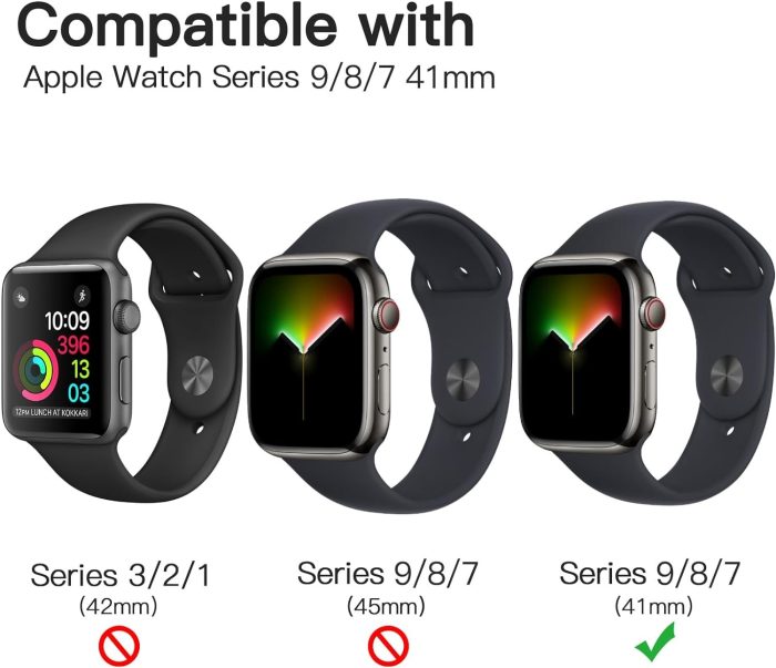 JETech Ochraniacz Ekranu dla Apple Watch SE (2022/2020) /Series 6 5 4 44 mm, Elastyczna Folia TPU, Odporny na Zarysowania HD