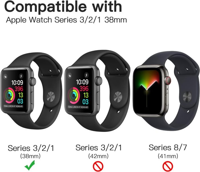 JETech Ochraniacz Ekranu dla Apple Watch SE (2022/2020) /Series 6 5 4 44 mm, Elastyczna Folia TPU, Odporny na Zarysowania HD