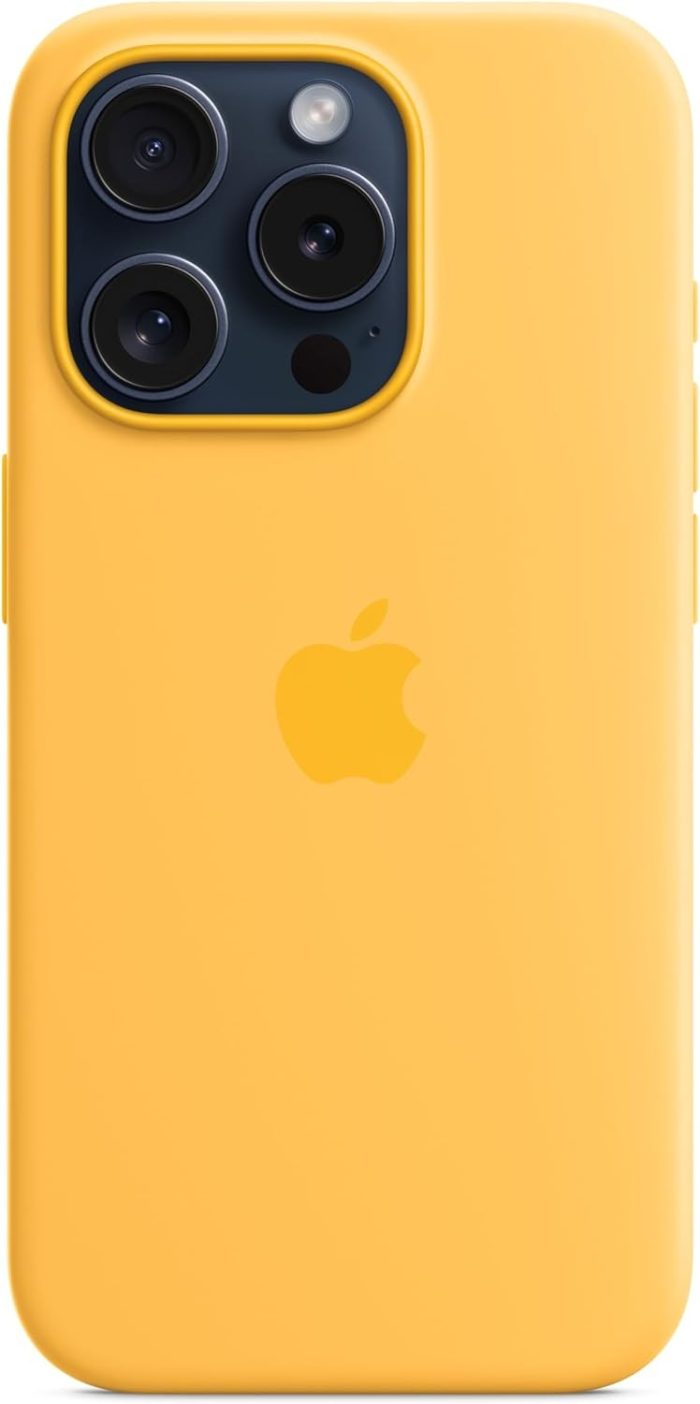 Apple Silikonowe etui z MagSafe do iPhone’a 15 Pro – popielaty brąz ​​​​​​​