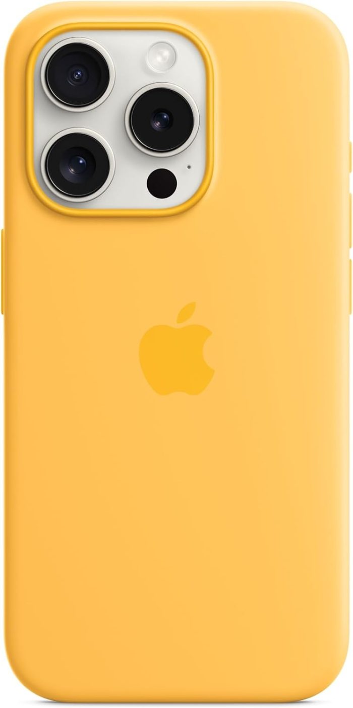 Apple Silikonowe etui z MagSafe do iPhone’a 15 Pro – popielaty brąz ​​​​​​​
