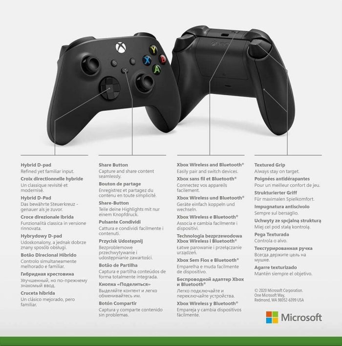Xbox Kontroler Bezprzewodowy, Wersja Specjalna Nocturnal Vapor do Konsoli Xbox Series X|S, Xbox One i Urządzeń z Systemem