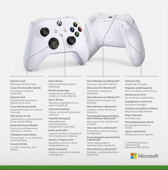 Xbox Kontroler Bezprzewodowy, Wersja Specjalna Nocturnal Vapor do Konsoli Xbox Series X|S, Xbox One i Urządzeń z Systemem