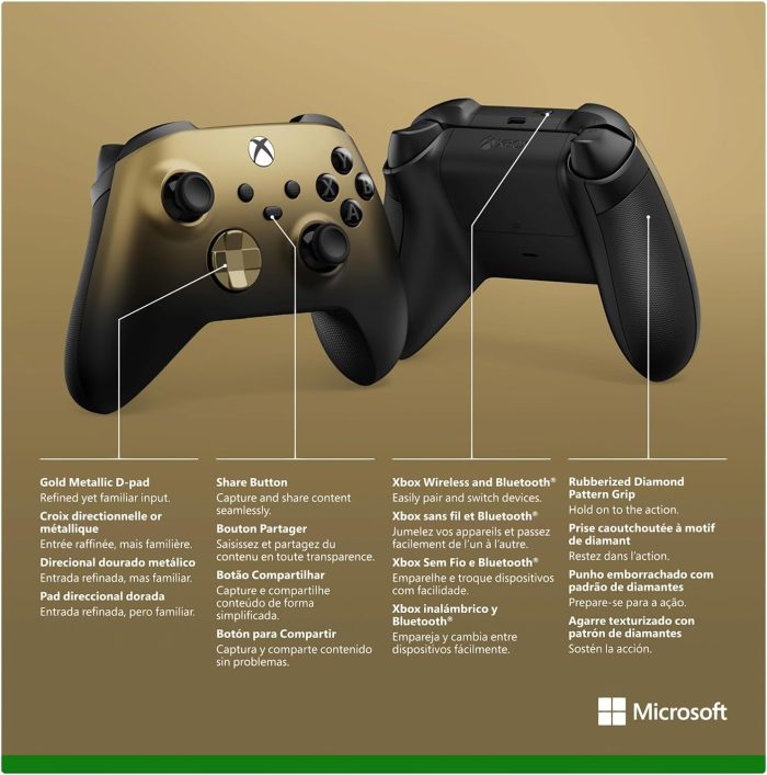 Xbox Kontroler Bezprzewodowy, Wersja Specjalna Nocturnal Vapor do Konsoli Xbox Series X|S, Xbox One i Urządzeń z Systemem