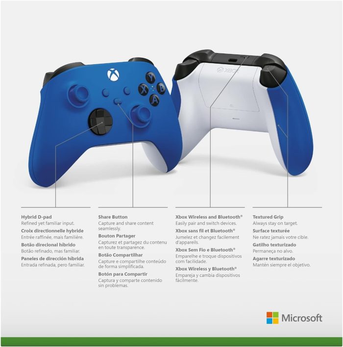 Xbox Kontroler Bezprzewodowy, Wersja Specjalna Nocturnal Vapor do Konsoli Xbox Series X|S, Xbox One i Urządzeń z Systemem