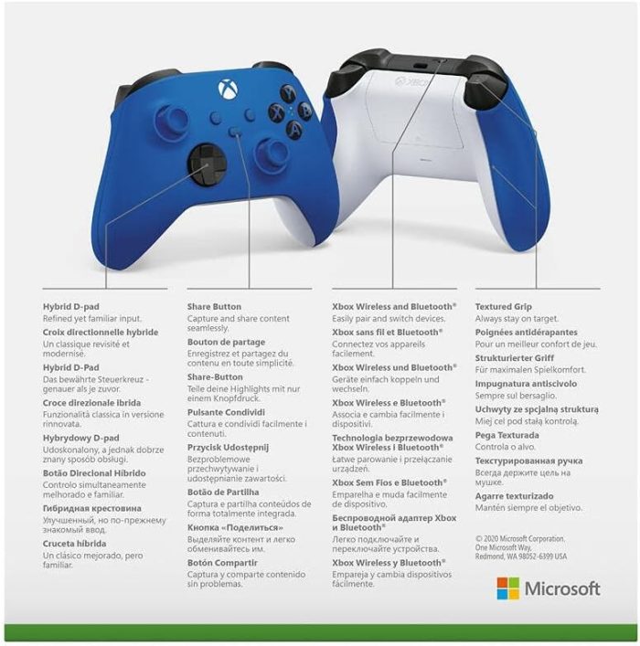 Xbox Kontroler Bezprzewodowy, Wersja Specjalna Nocturnal Vapor do Konsoli Xbox Series X|S, Xbox One i Urządzeń z Systemem
