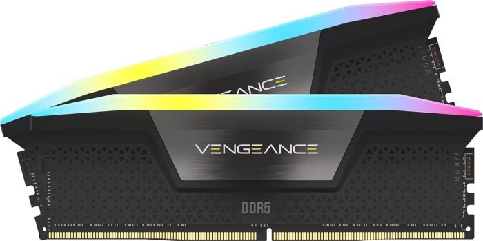 Corsair Vengeance Rgb CMH32GX5M2B6000Z30K Pamięć Ram, Szary (Rgb), 32 GB (2 x 16 GB)