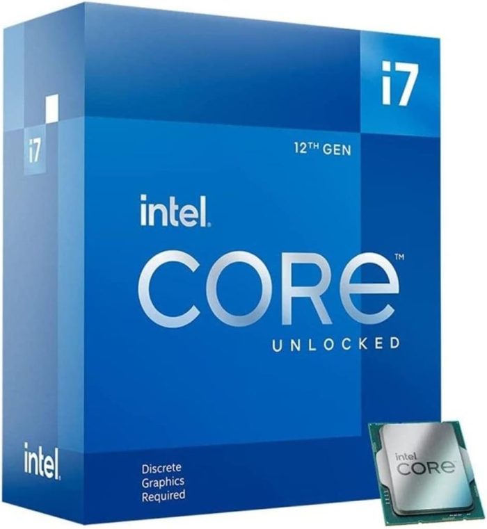 Intel Core i7-12700KF, 8C+4c/20T, 3,60-5,00 GHz, zapakowany bez Kühler