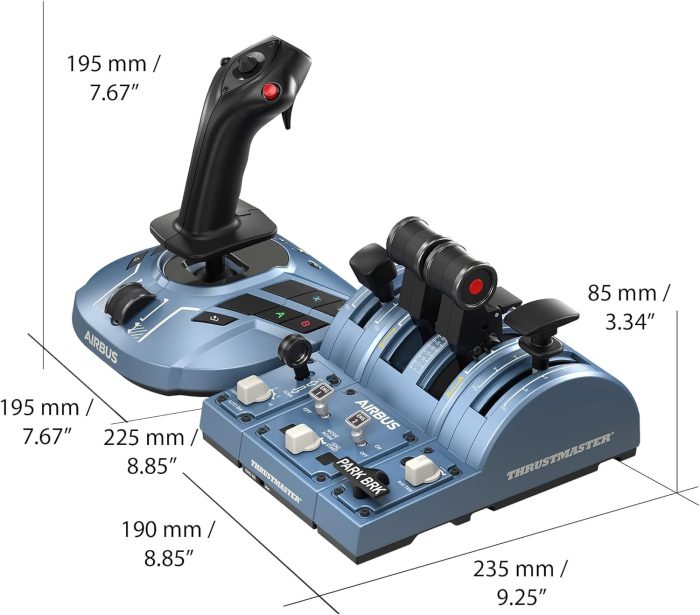 Thrustmaster TCA Captain Pack X Airbus Edition - oficjalna licencja Xbox Series X|S i zgodność z PC