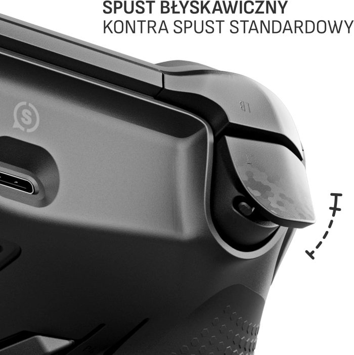 SCUF ENVISION PRO Bezprzewodowy Kontroler do Gier PC - Pięć Zdejmowanych Klawiszy G - Zdejmowane Tylne Łopatki - Natychmiastowe
