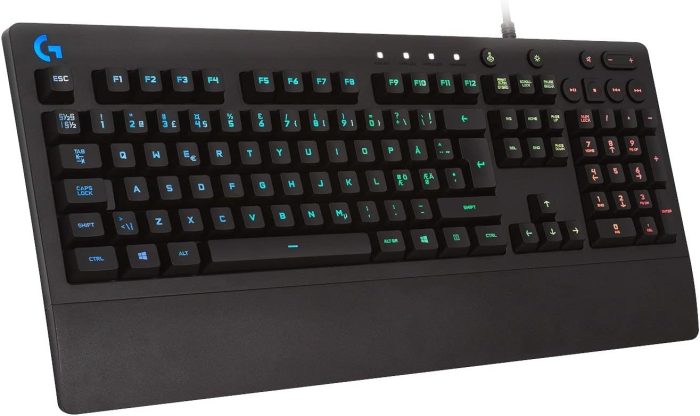 Logitech G Logitech G213 Prodigy 920-008093 Klawiatura, Czarny, 104 klawisze