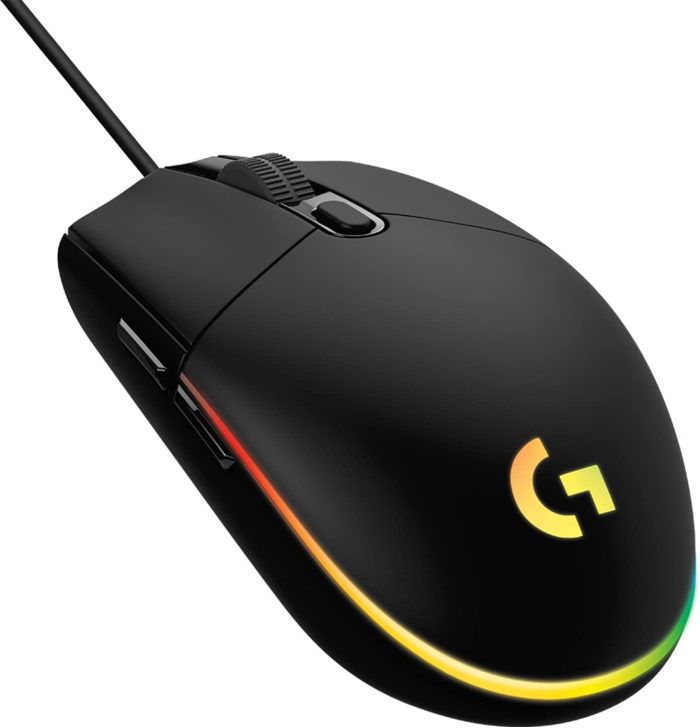Logitech G102 Lightsync 910-005823, Mysz Komputerowa, Czarny/Żółty