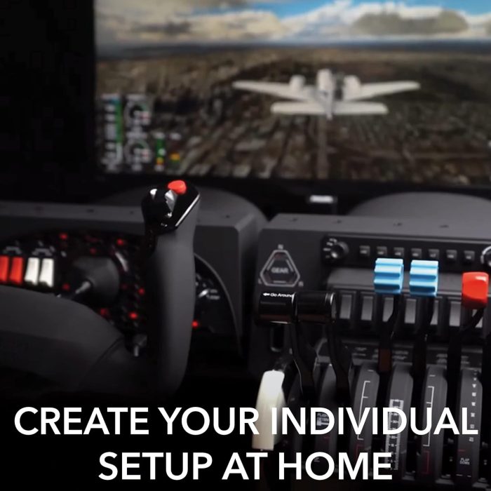 Honeycomb Aeronautical Alpha Flight Controls Yoke & Switch Panel w jakości lotniczej dla symulatorów lotu | Uniwersalny system