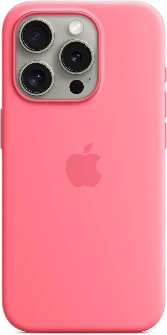 Apple Silikonowe etui z MagSafe do iPhone’a 15 Pro – popielaty brąz ​​​​​​​