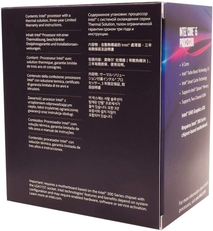 Intel Core i7-9700K BX80684I79700K, Procesor Komputerowy, 3,60 GHz