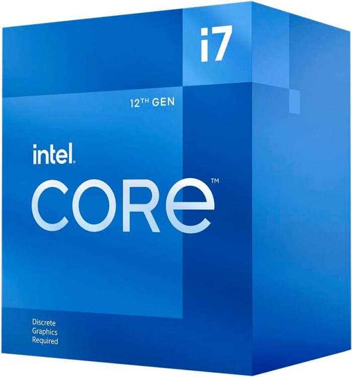 Intel Core i7-12700F 12. generacji procesor do komputera stacjonarnego (taktowanie podstawowe: 2,1 GHz, 12 rdzeni, LGA1700, RAM