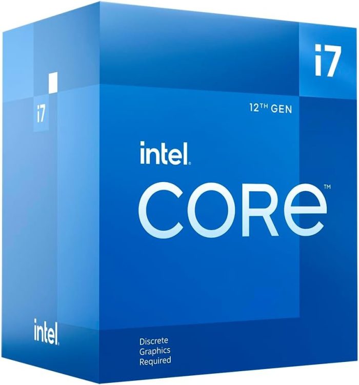 Intel Core i7-12700F 12. generacji procesor do komputera stacjonarnego (taktowanie podstawowe: 2,1 GHz, 12 rdzeni, LGA1700, RAM