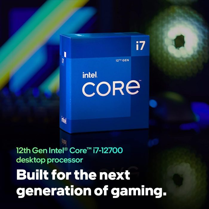 Intel® Core™ i7-12700 procesor do komputera stacjonarnego 25 MB pamięci podręcznej, do 4,90 GHz