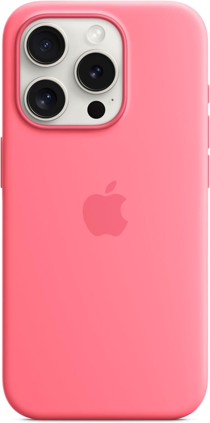 Apple Silikonowe etui z MagSafe do iPhone’a 15 Pro – popielaty brąz ​​​​​​​