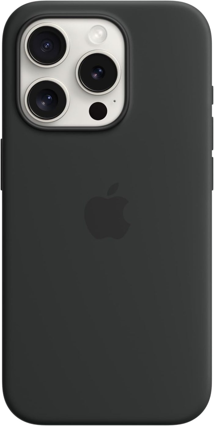 Apple Silikonowe etui z MagSafe do iPhone’a 15 Pro – popielaty brąz ​​​​​​​