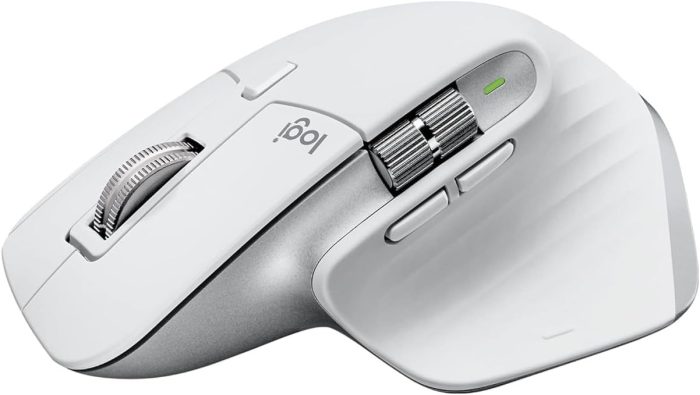 Logitech MX Master 3S - ergonomiczna mysz bezprzewodowa z ultraszybkim przewijaniem, 8K DPI, działa nawet na szkle, ciche
