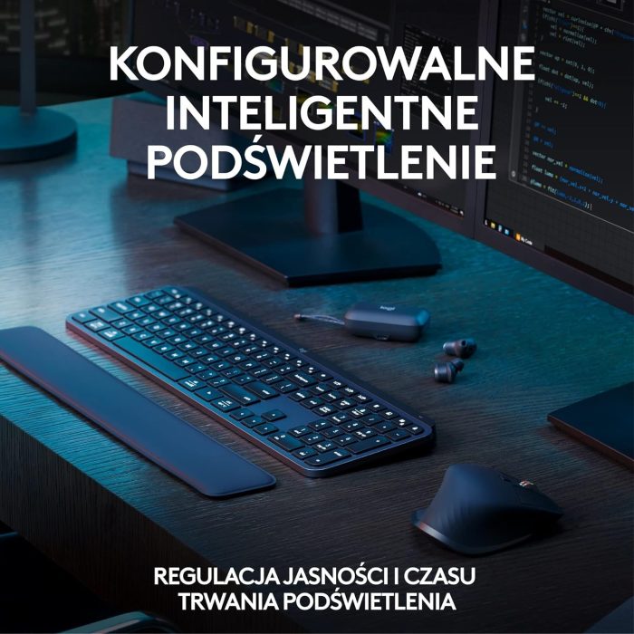 Logitech MX Master 3S - ergonomiczna mysz bezprzewodowa z ultraszybkim przewijaniem, 8K DPI, działa nawet na szkle, ciche