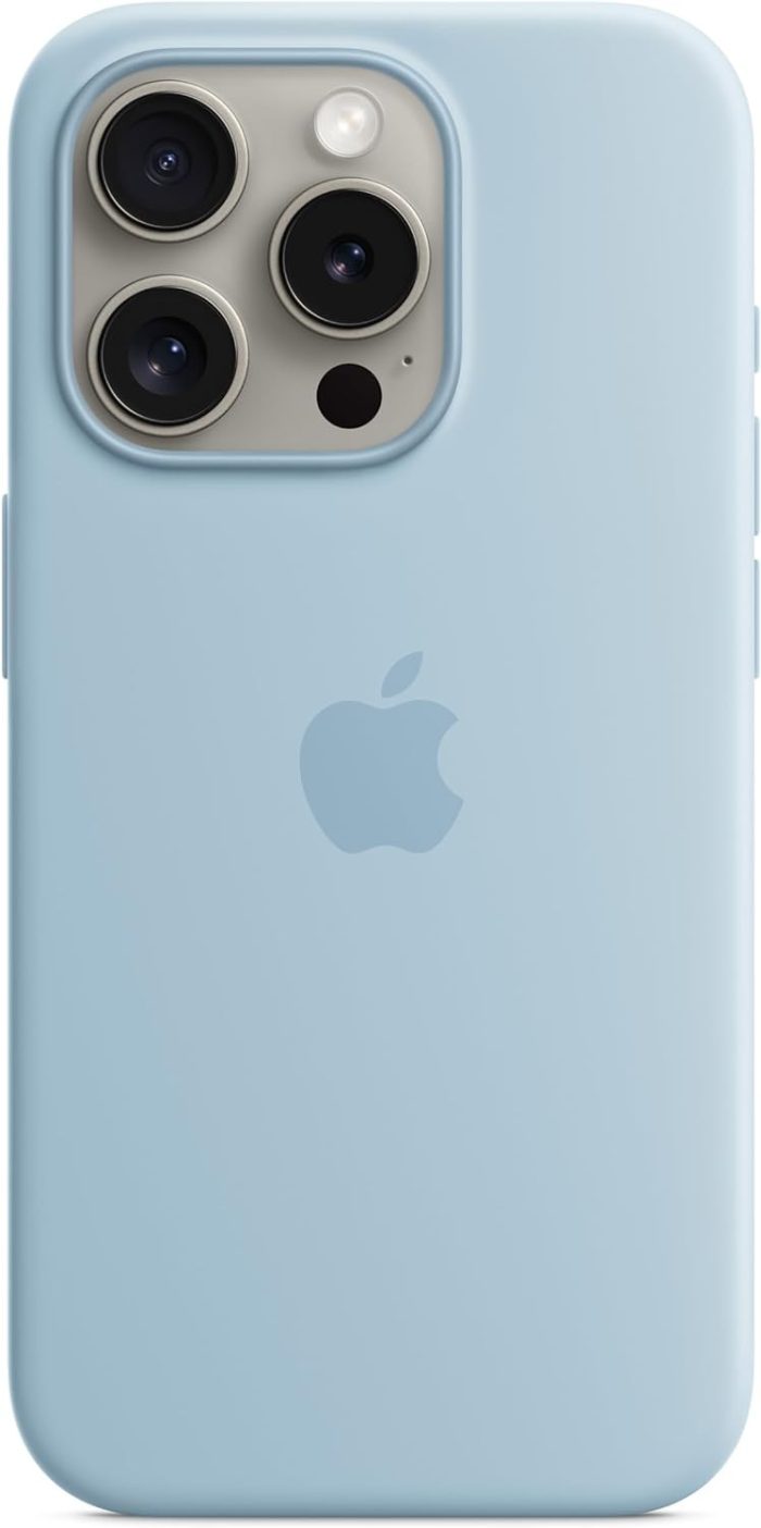 Apple Silikonowe etui z MagSafe do iPhone’a 15 Pro – popielaty brąz ​​​​​​​