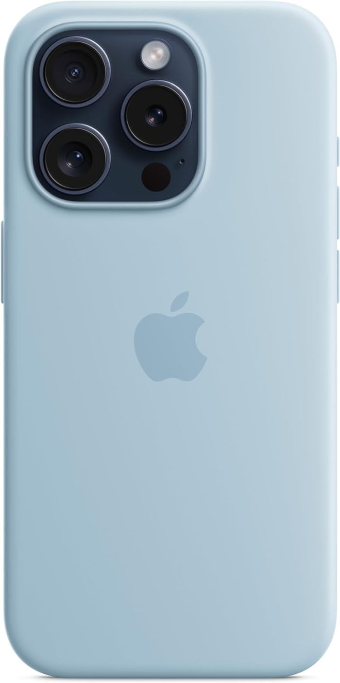 Apple Silikonowe etui z MagSafe do iPhone’a 15 Pro – popielaty brąz ​​​​​​​