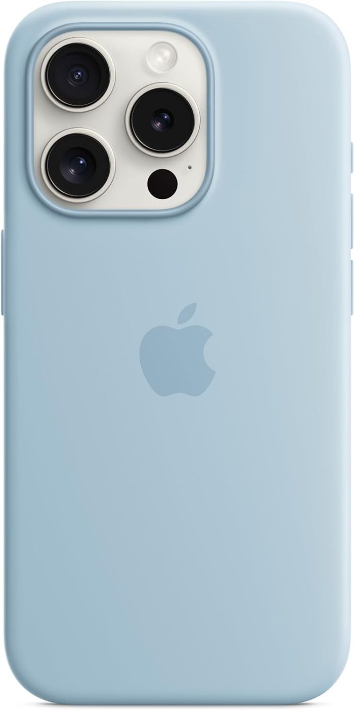 Apple Silikonowe etui z MagSafe do iPhone’a 15 Pro – popielaty brąz ​​​​​​​