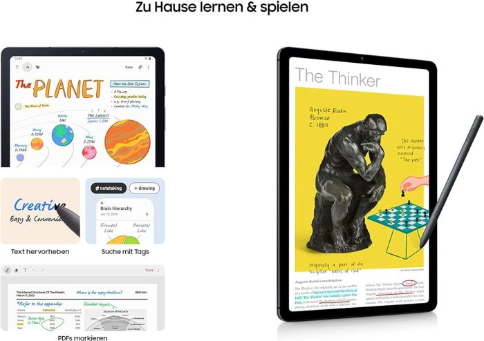 Samsung Galaxy Tab S6 Lite F-MP613NZAAAMZ 10.4'', Tablet, 64GB, Oxford Gray