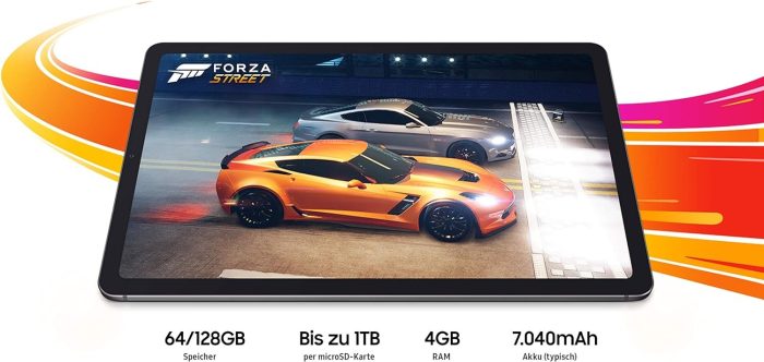 Samsung Galaxy Tab S6 Lite F-MP613NZAAAMZ 10.4'', Tablet, 64GB, Oxford Gray