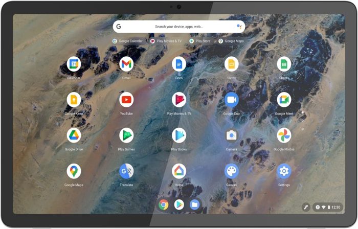 Lenovo Chromebook IdeaPad Duet 3 tablet 2 w 1, wyświetlacz dotykowy 2K 10,9", Qualcomm Snapdragon 7c Gen 2, 4 GB RAM, dysk SSD